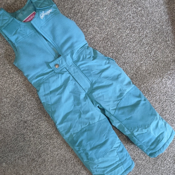 Snozu Teal Kids Overalls - Picture 1 of 3